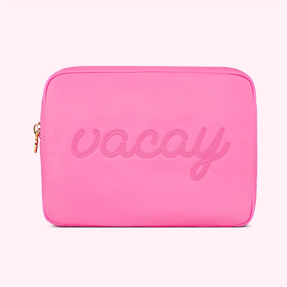STONEY CLOVER Vacay Embroidered Large Pouch